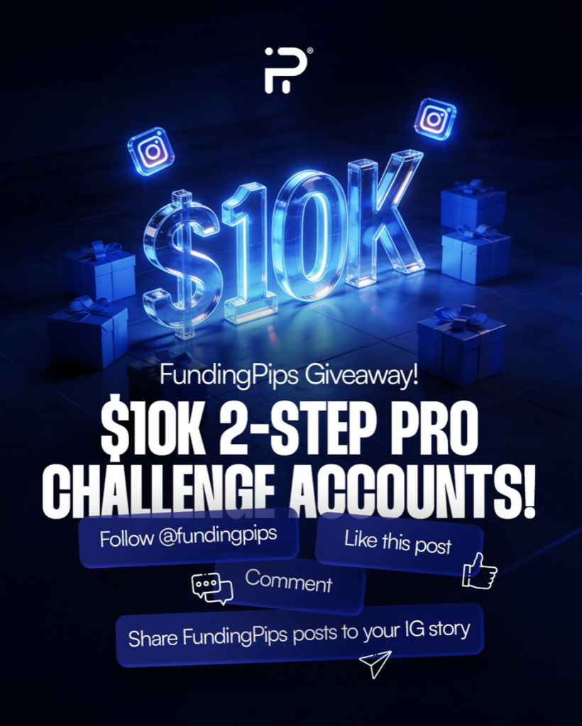 FundingPips Launches $10K 2-Step Pro Challenge Giveaway